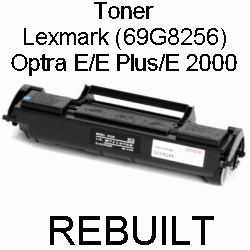 Toner-Patrone rebuilt Lexmark (69G8256) Optra E/E Plus/E 2000