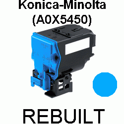 Toner-Patrone rebuilt Konica-Minolta (A0X5450) Cyan Magicolor-4750DN/4750EN