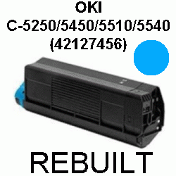 Toner-Patrone rebuilt Oki (42127456) Cyan C-5250/5450/5510/5540,C5250/C5450/C5510/C5540