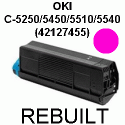 Toner-Patrone rebuilt Oki (42127455) Magenta C-5250/5450/5510/5540,C5250/C5450/C5510/C5540