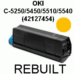 Toner-Patrone rebuilt Oki (42127454) Yellow C-5250/5450/5510/5540,C5250/C5450/C5510/C5540