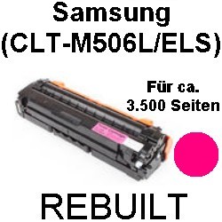 Toner-Patrone rebuilt Samsung (CLT-M506L/ELS) Magenta CLP-680 DW/ND, CLP680, CLX-6260, CLX6260 FD/FR/FW/ND