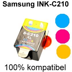 Drucker-Patrone rebuilt Samsung (INK-C210) Color Samsung CJS 1000 Series, Samsung CJX 1000, Samsung CJY 1050 W, Samsung CJX 2000 FW