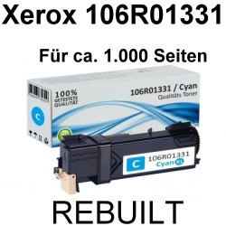 Toner-Patrone rebuilt Xerox (106R01331) Cyan Phaser 6125/6125N/6125VN