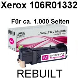 Toner-Patrone rebuilt Xerox (106R01332) Magenta Phaser 6125/6125N/6125VN