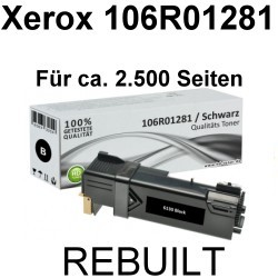 Toner-Patrone rebuilt Xerox (106R01281) Black Phaser 6130/6130N/6130VN