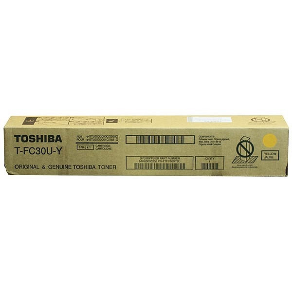 Original Toshiba Toner T-FC-30Y, Yellow (SONDERAKTION)